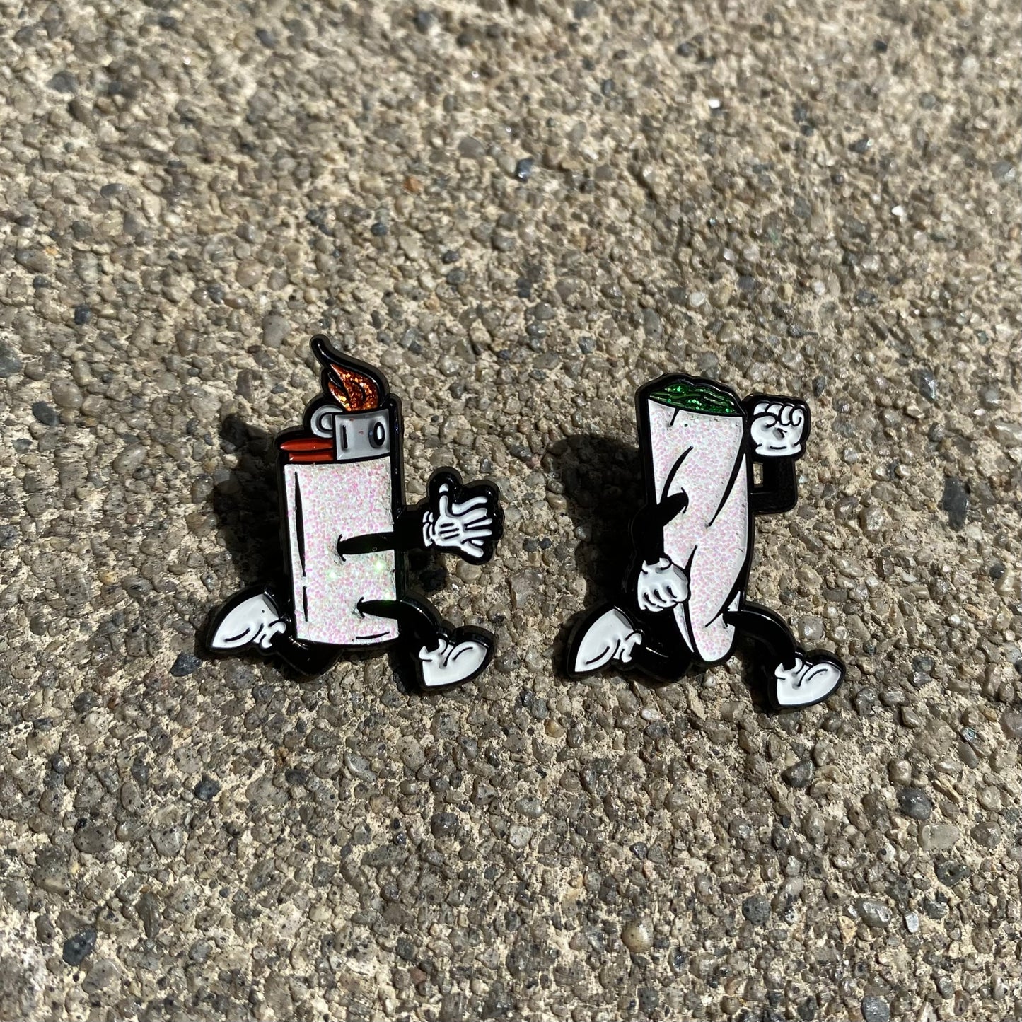White J Set (glitter)