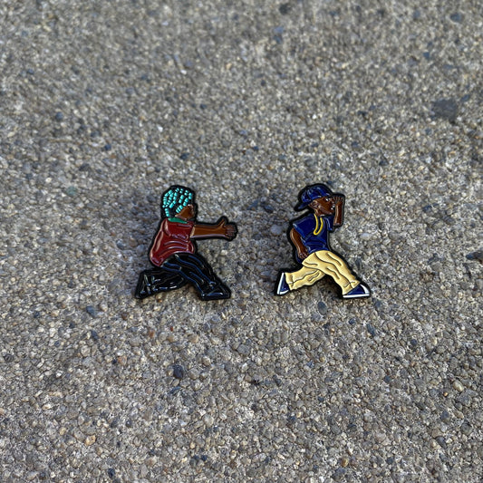 Big Worm/Smokey pin set