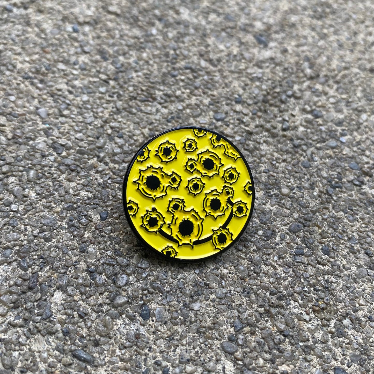 Smiley Face Bullet Holes