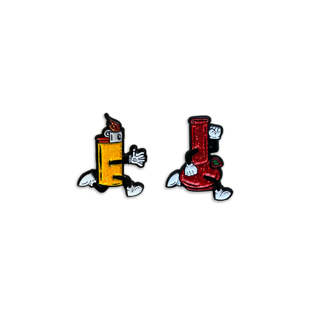 Lighter-Bong Set (glitter)