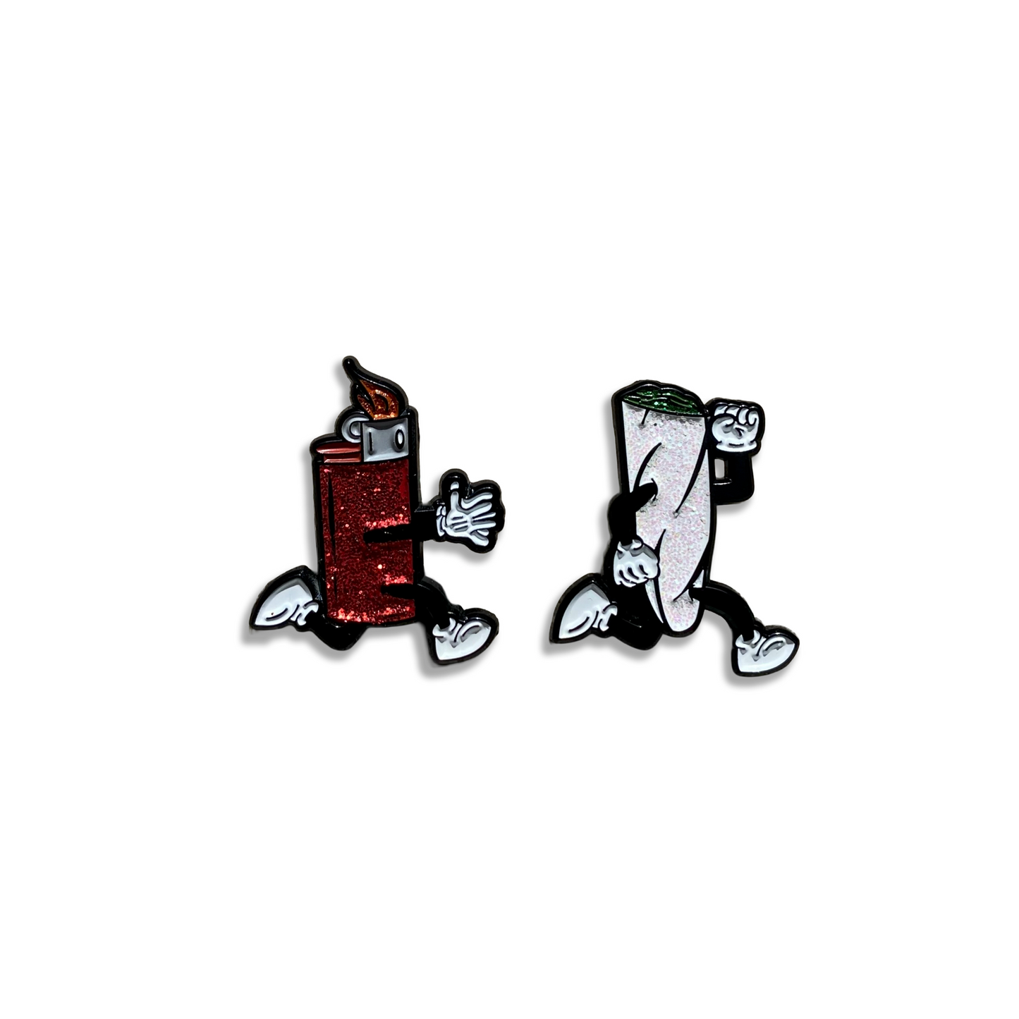 White J Set (glitter)