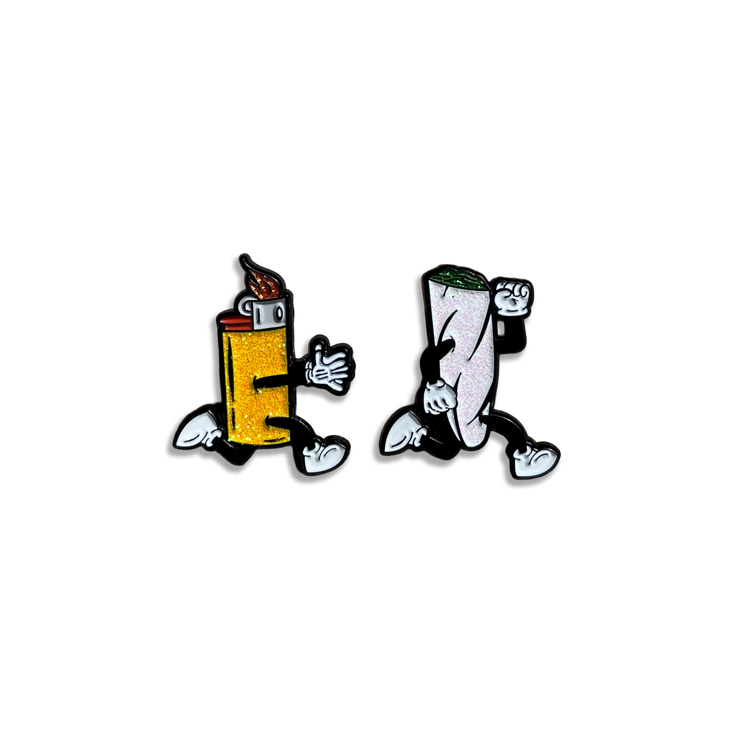 White J Set (glitter)