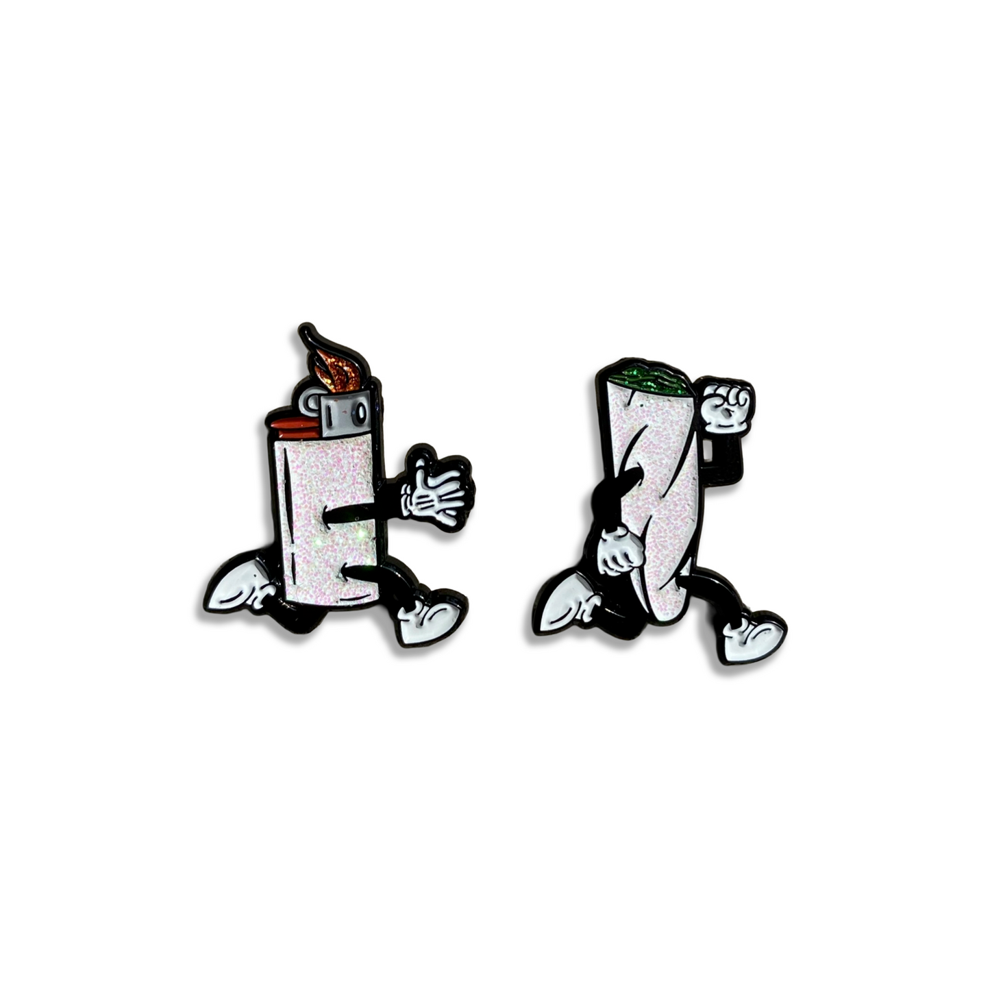 White J Set (glitter)