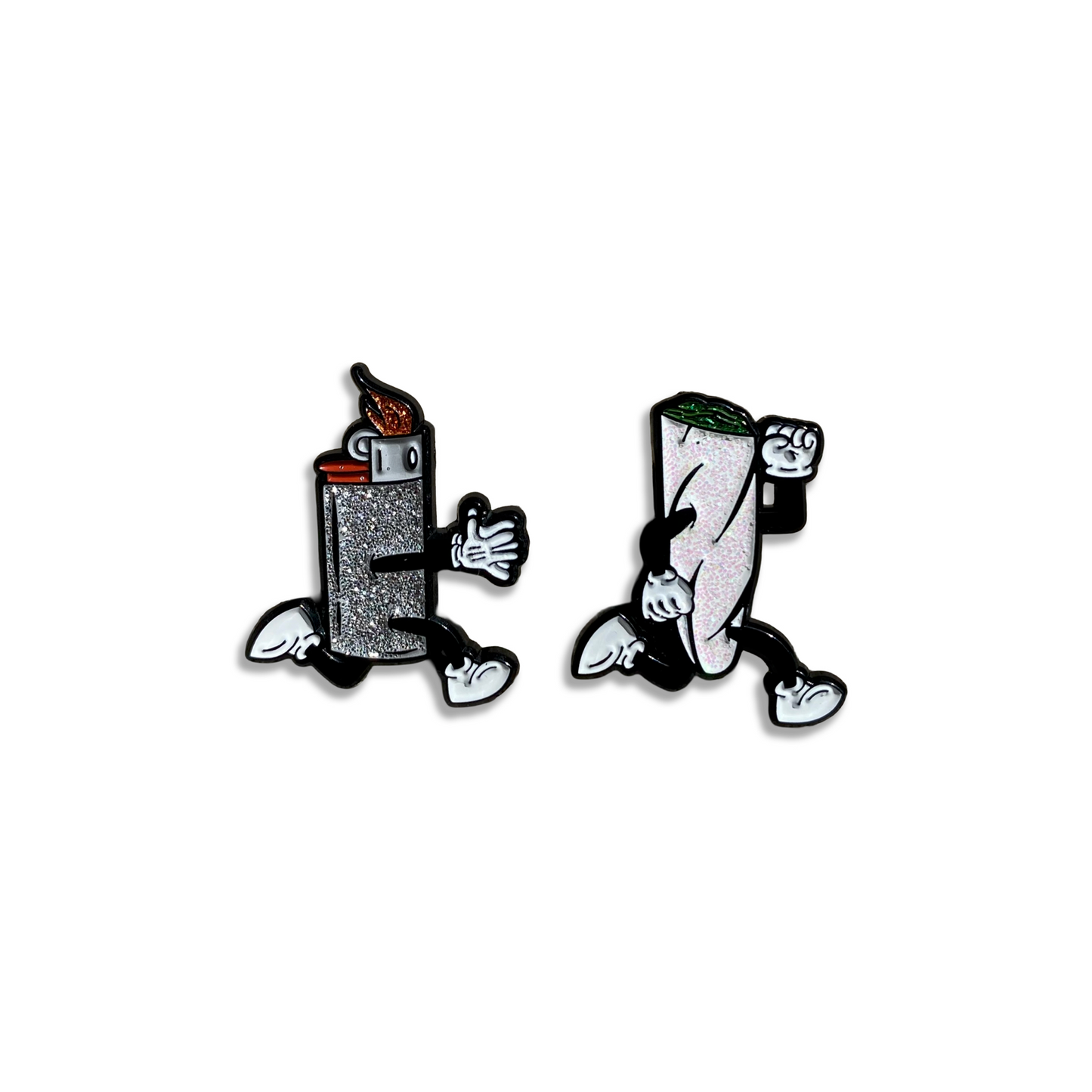 White J Set (glitter)