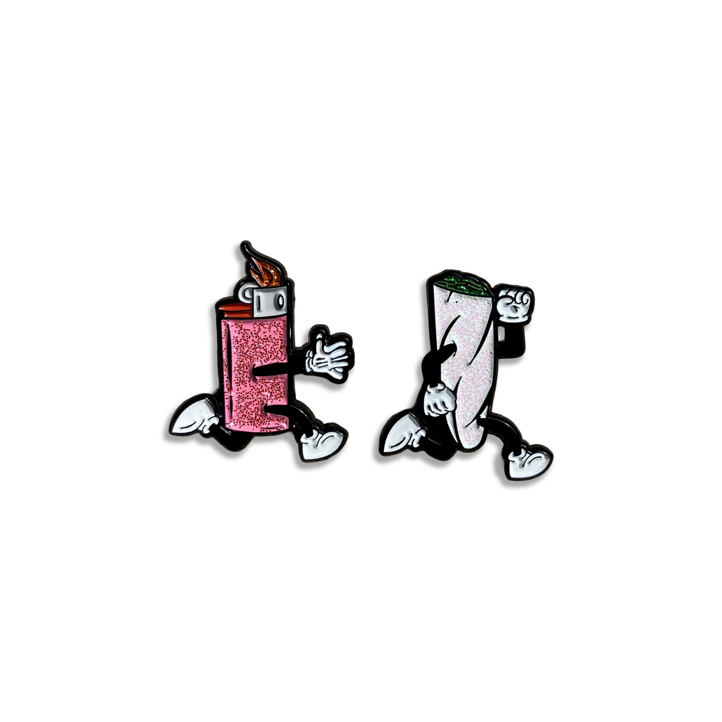 White J Set (glitter)