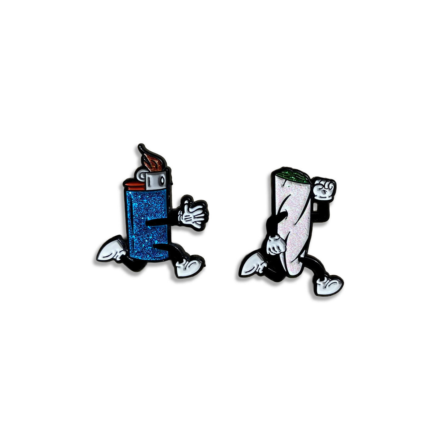 White J Set (glitter)